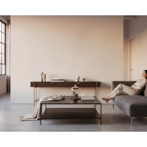 STOLIK KAWOWY CZARNY STK-152